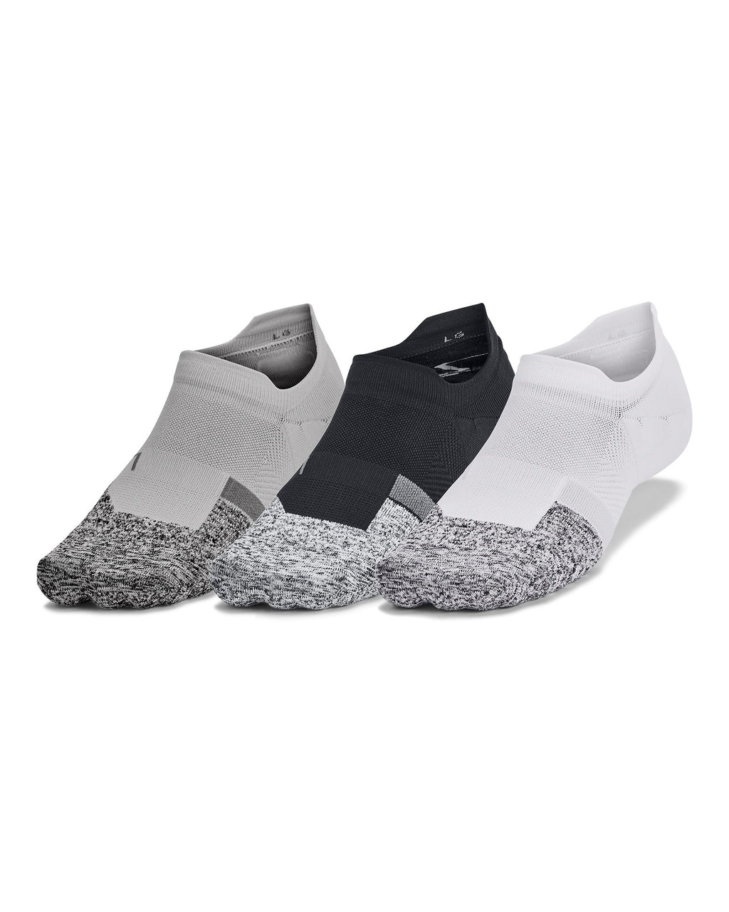 UA ArmourDry® Pro Ultra Unisex 3-Pack Low Socks - Black
