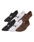 UA Breathe Lite Women's 6-Pack Liner Socks - Brown