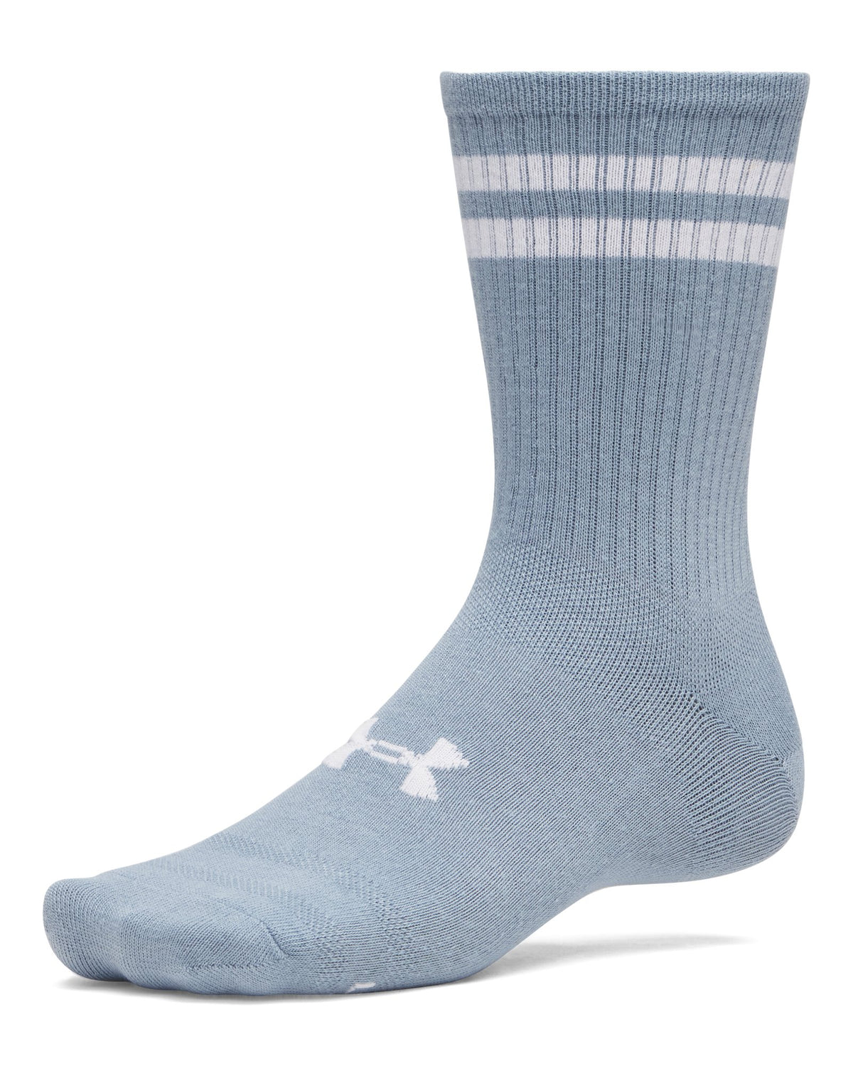 UA Essential Unisex 6-Pack Crew Socks - White