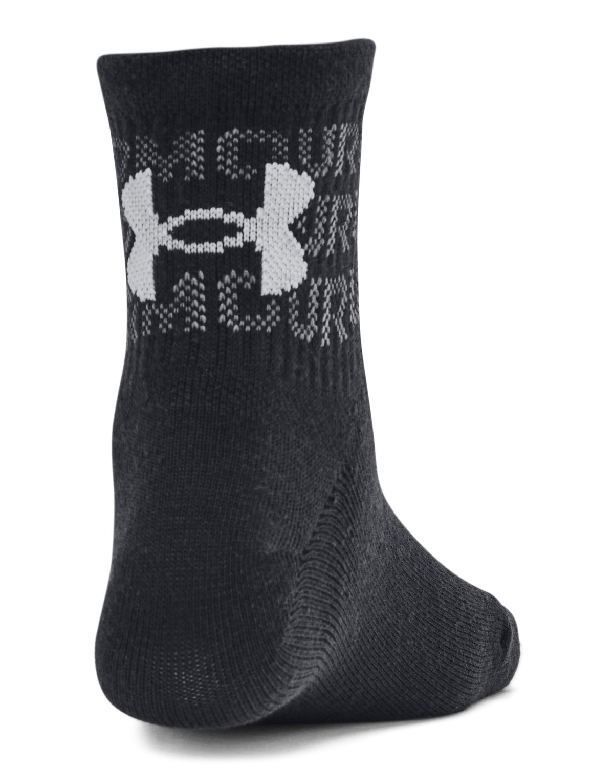 UA Essential Kids' 6-Pack Quarter Socks - Gray