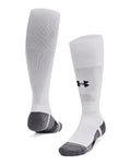 UA Magnetico Grip Unisex Over-The-Calf Socks - White
