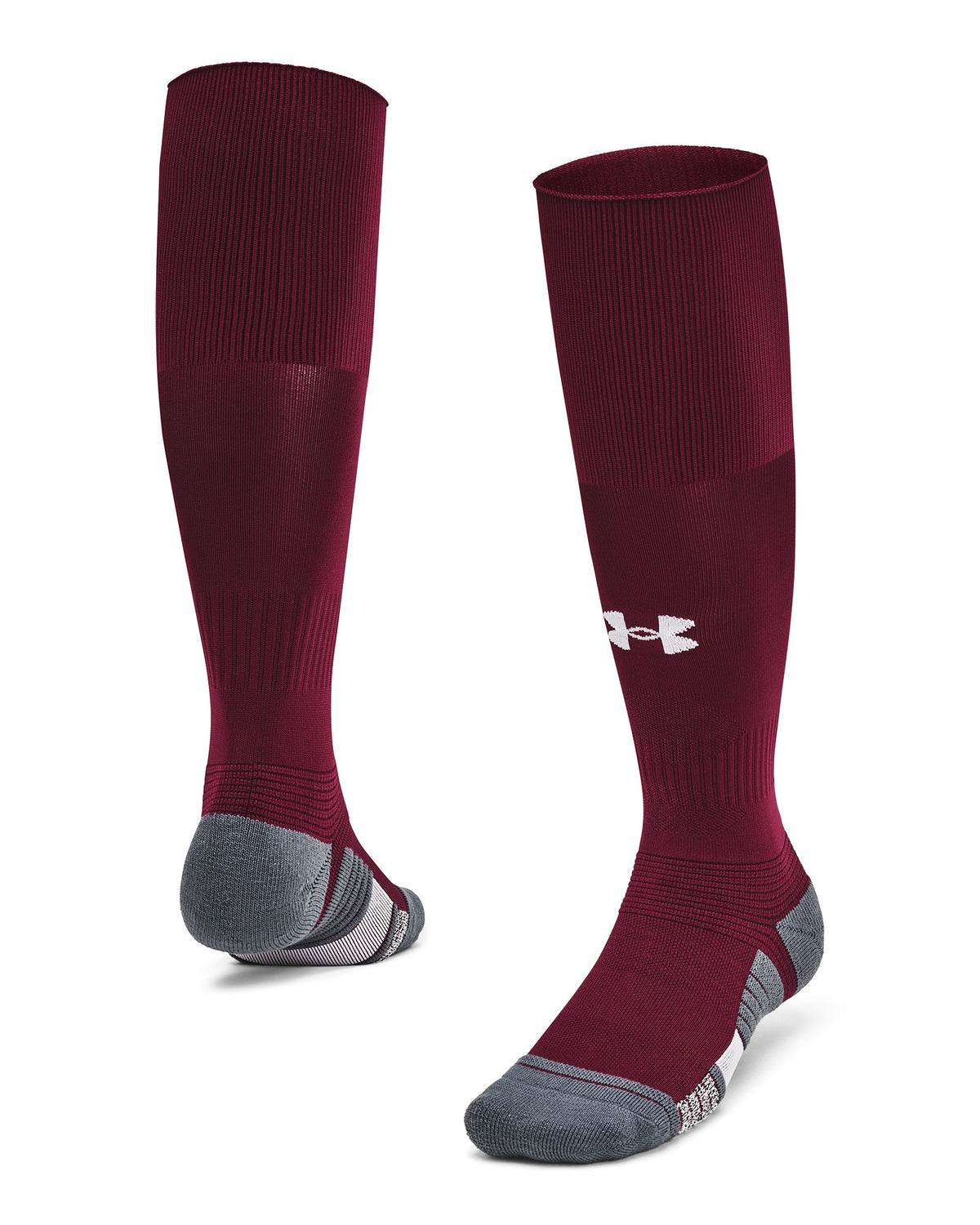 UA Magnetico Grip Unisex Over-The-Calf Socks - Red