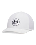UA Drive Mid Men's Stretch Fit Cap - White