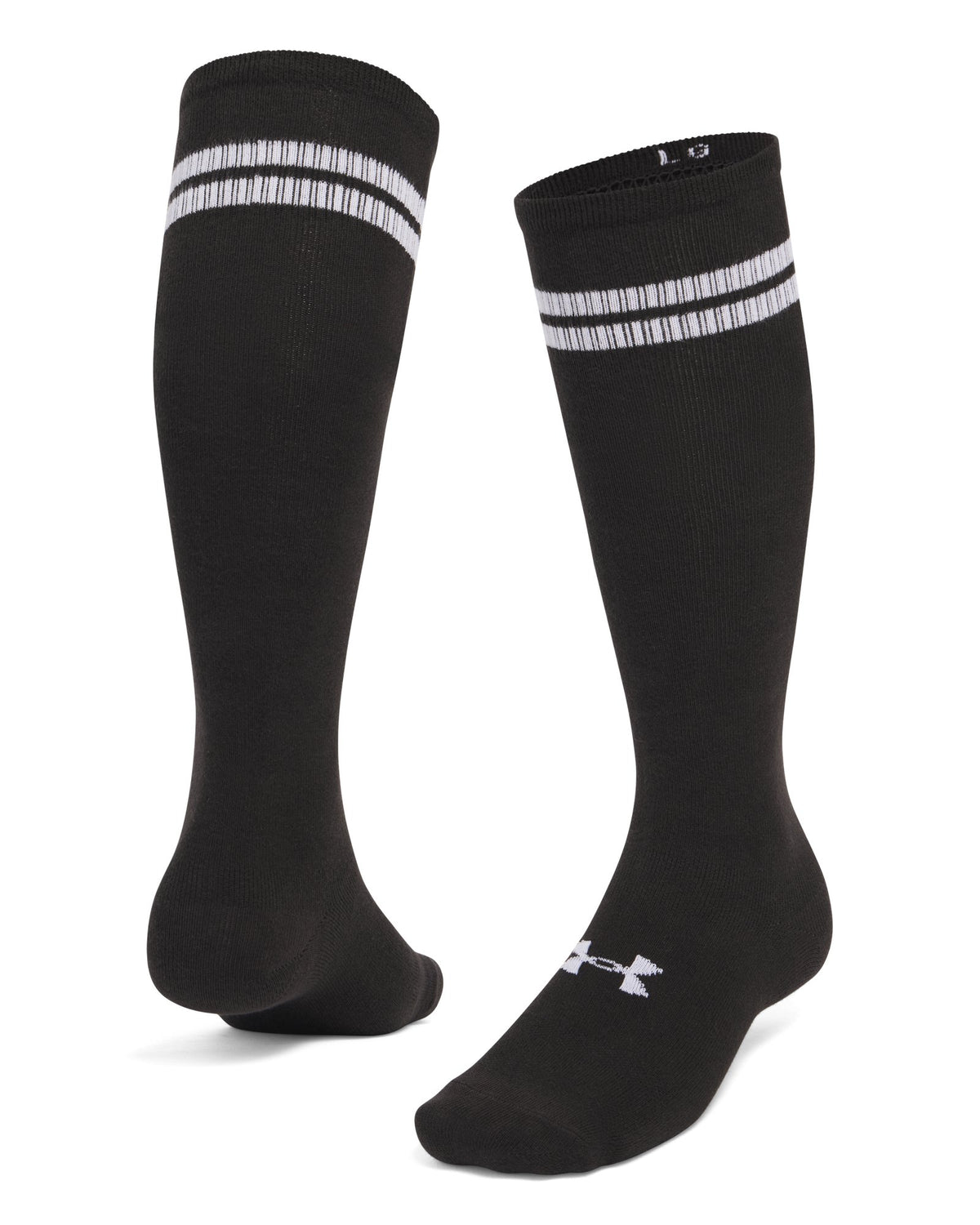UA Sportstyle Cotton Unisex Over-The-Calf Socks - Black