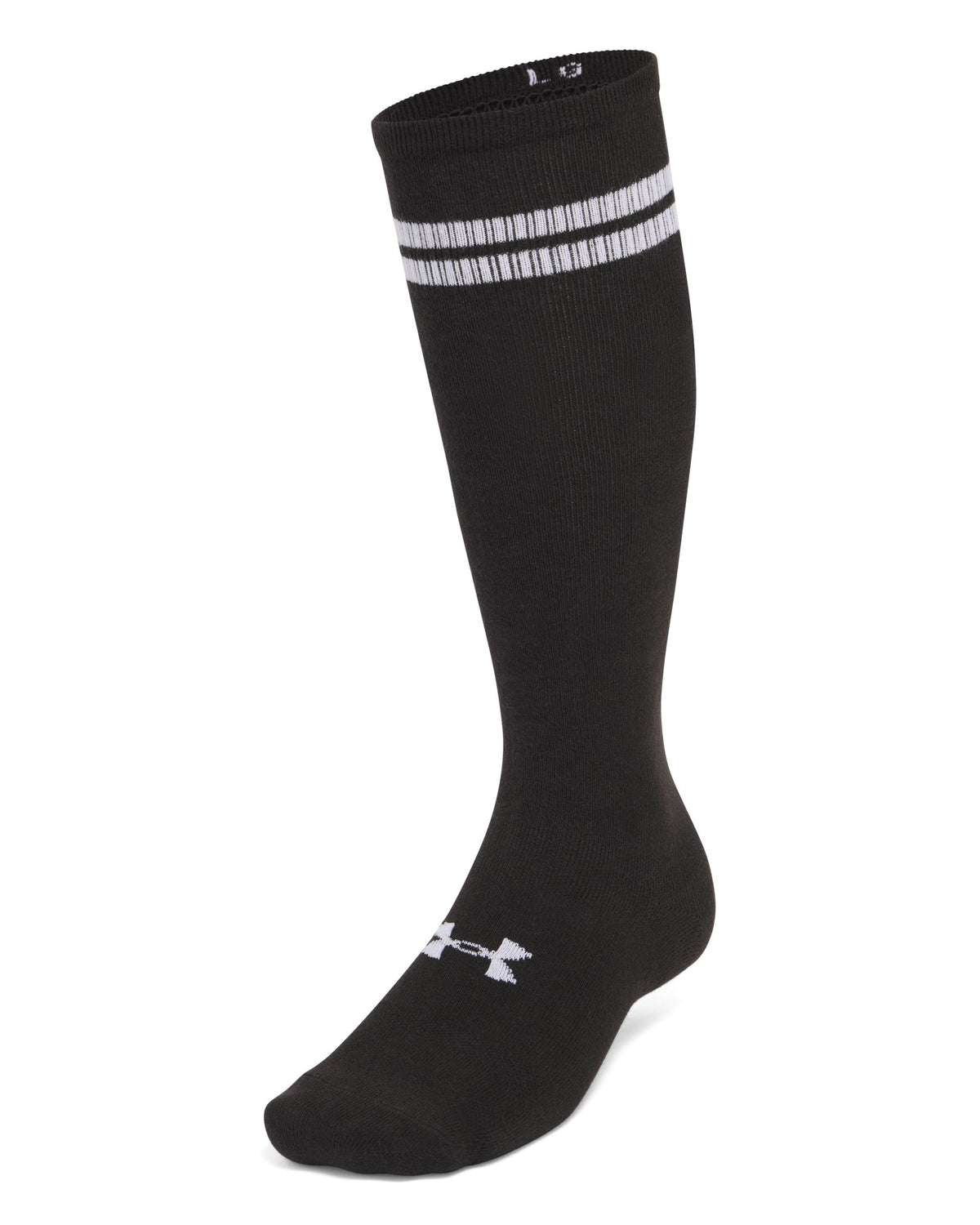 UA Sportstyle Cotton Unisex Over-The-Calf Socks - Black