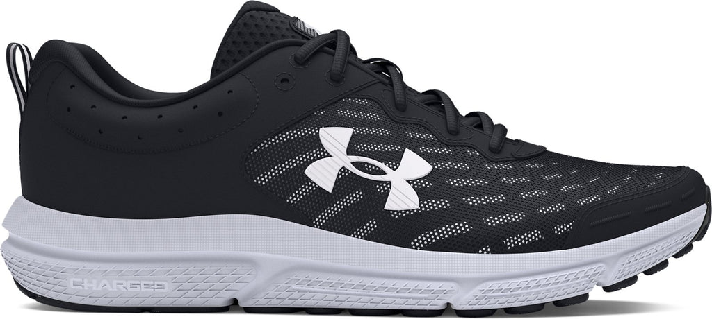 UA Charged Assert 10 Wide (4E) Men's Running Shoes - Black