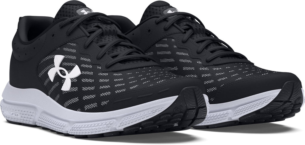 UA Charged Assert 10 Wide (4E) Men's Running Shoes - Black