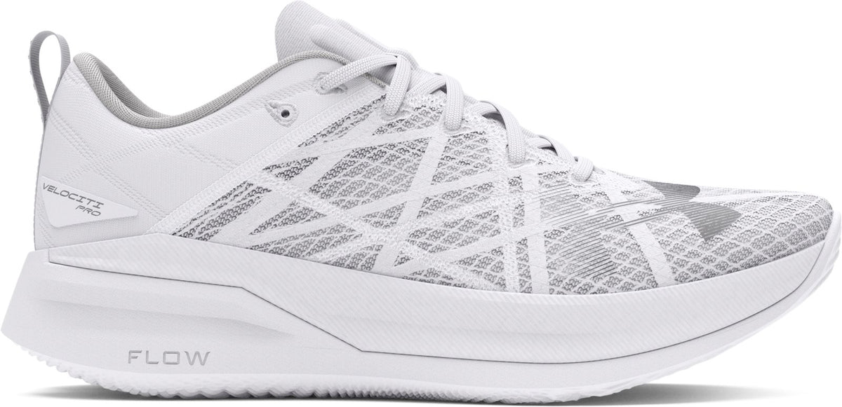 UA Velociti Pro Unisex Running Shoes - White