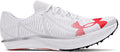 UA Shakedown Elite 3 Unisex Long Distance Track Spikes - White