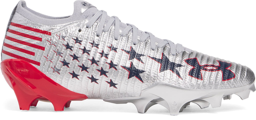 UA Blur Pro USA Men's Football Cleats - Gray