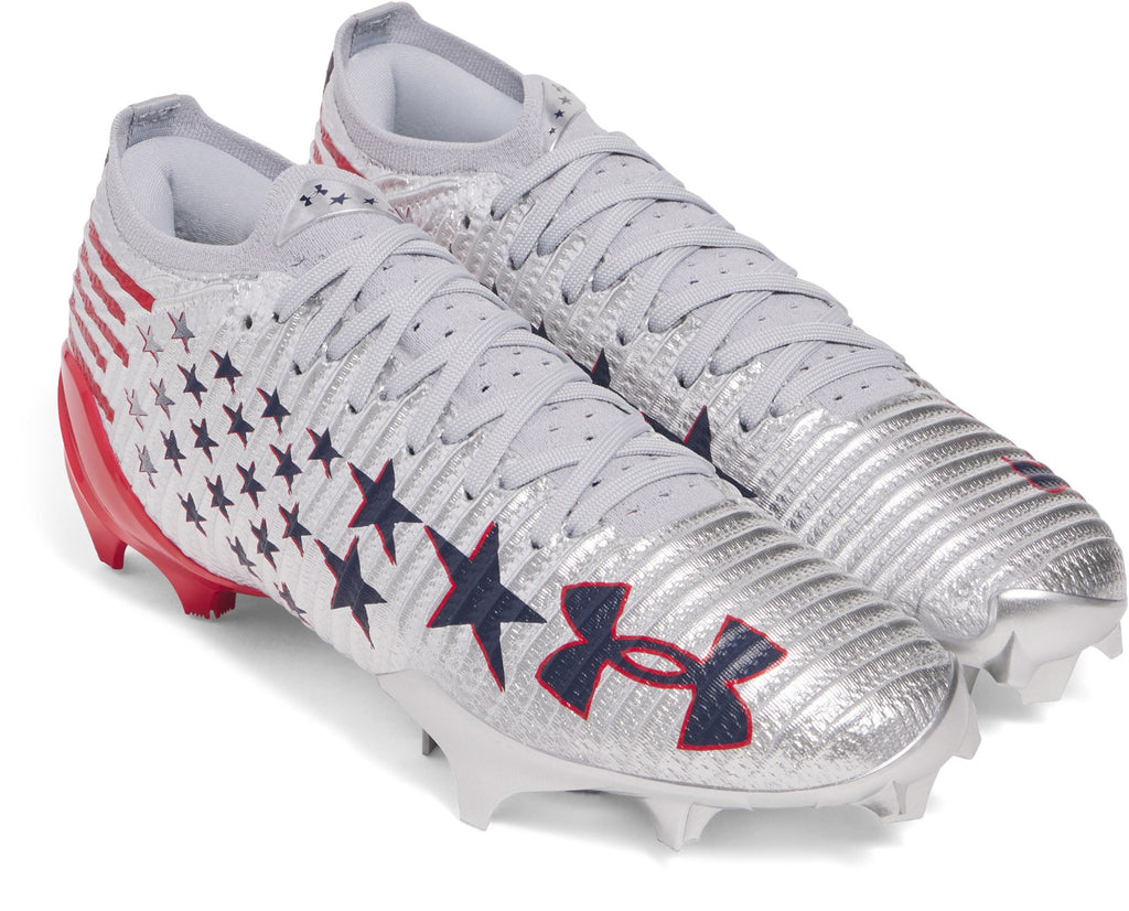 UA Blur Pro USA Men's Football Cleats - Gray