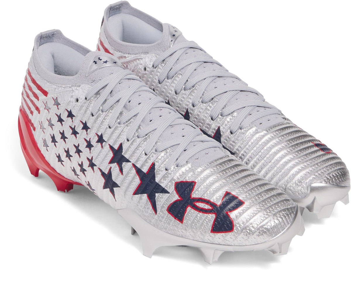 UA Blur Pro USA Men's Football Cleats - Gray