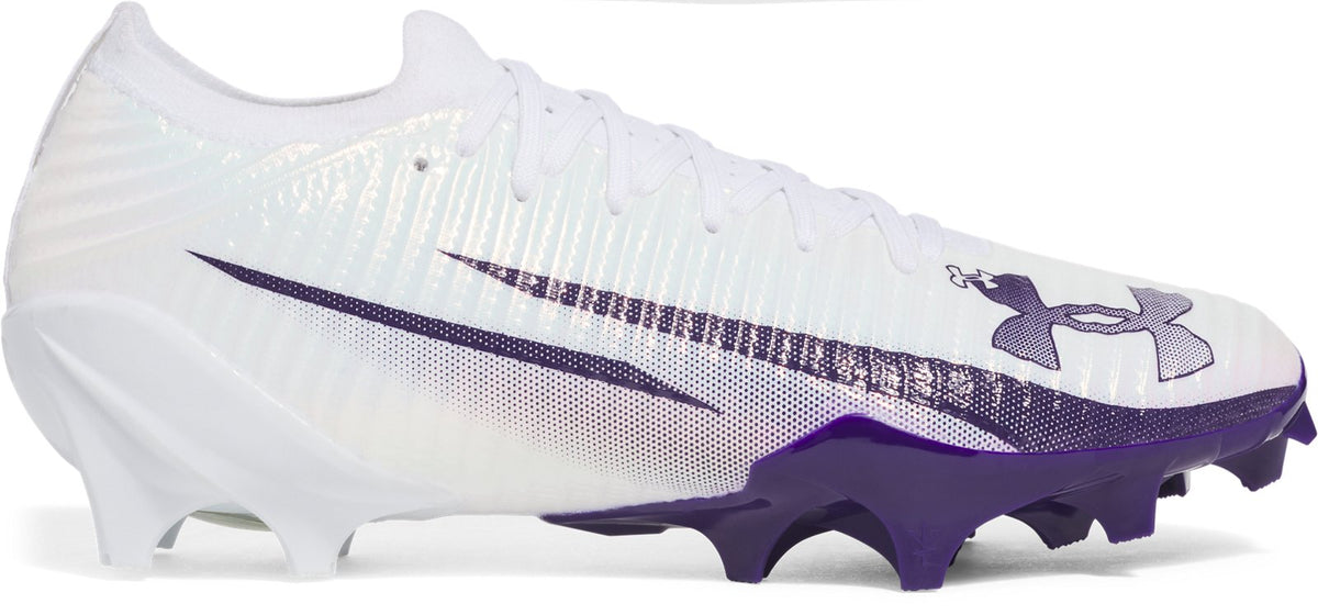 UA Blur Pro Men's Football Cleats - White