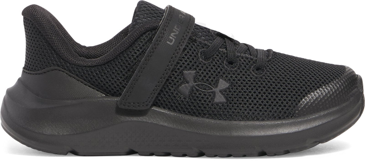 UA Pursuit 4 Boys' Pre-School Running Shoes - Black