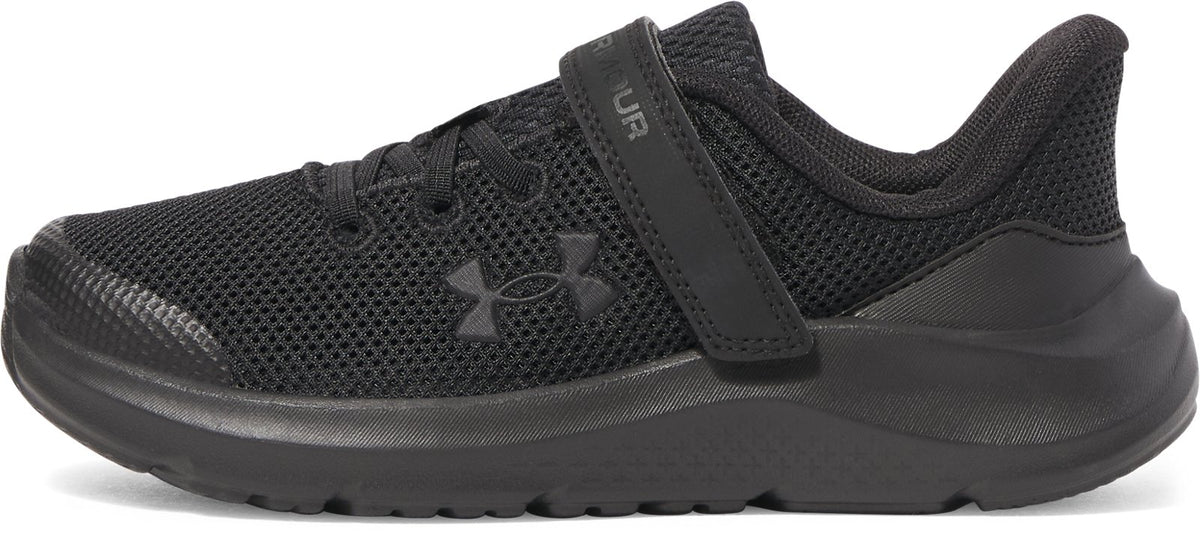 UA Pursuit 4 Boys' Pre-School Running Shoes - Black