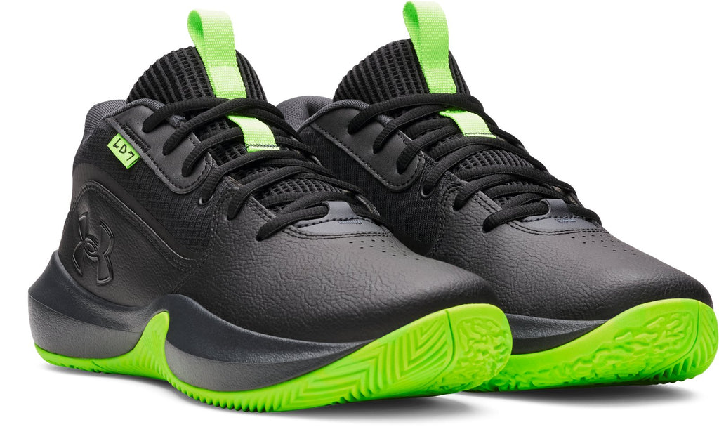 UA Lockdown 7 Unisex Basketball Shoes - Black