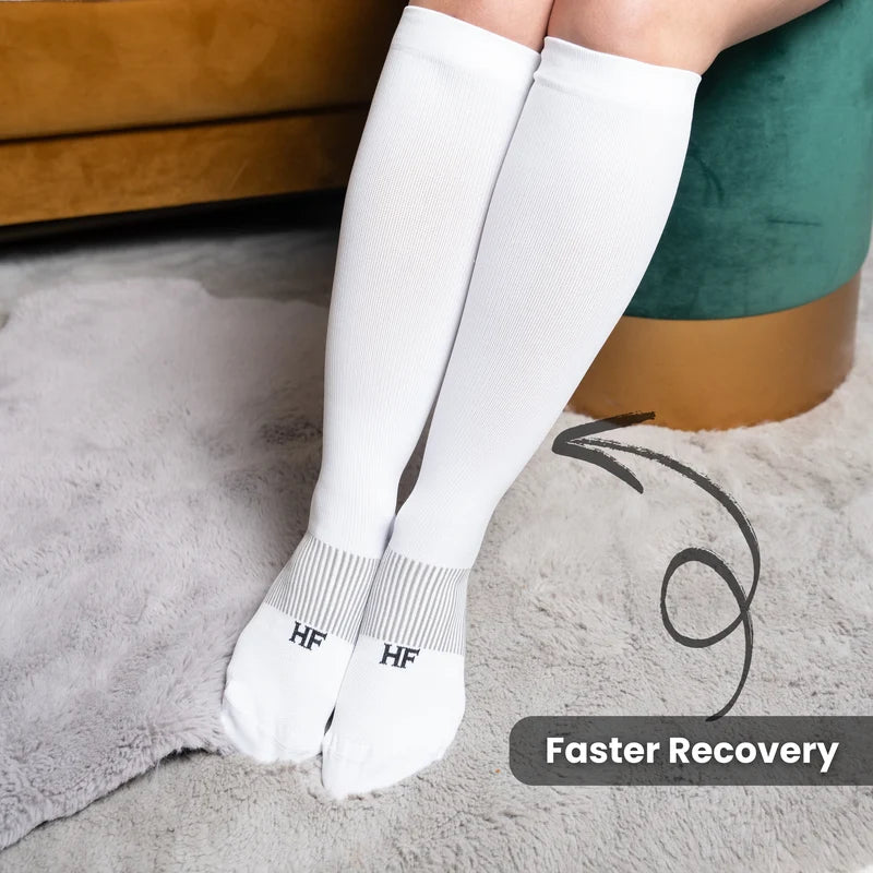 [Compression Socks - White]