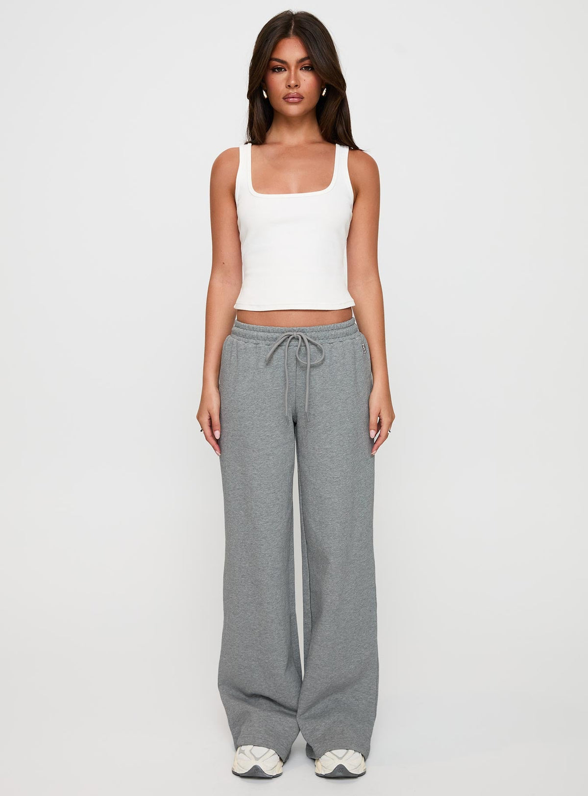 All Day Straight Leg Sweatpants Grey Marle