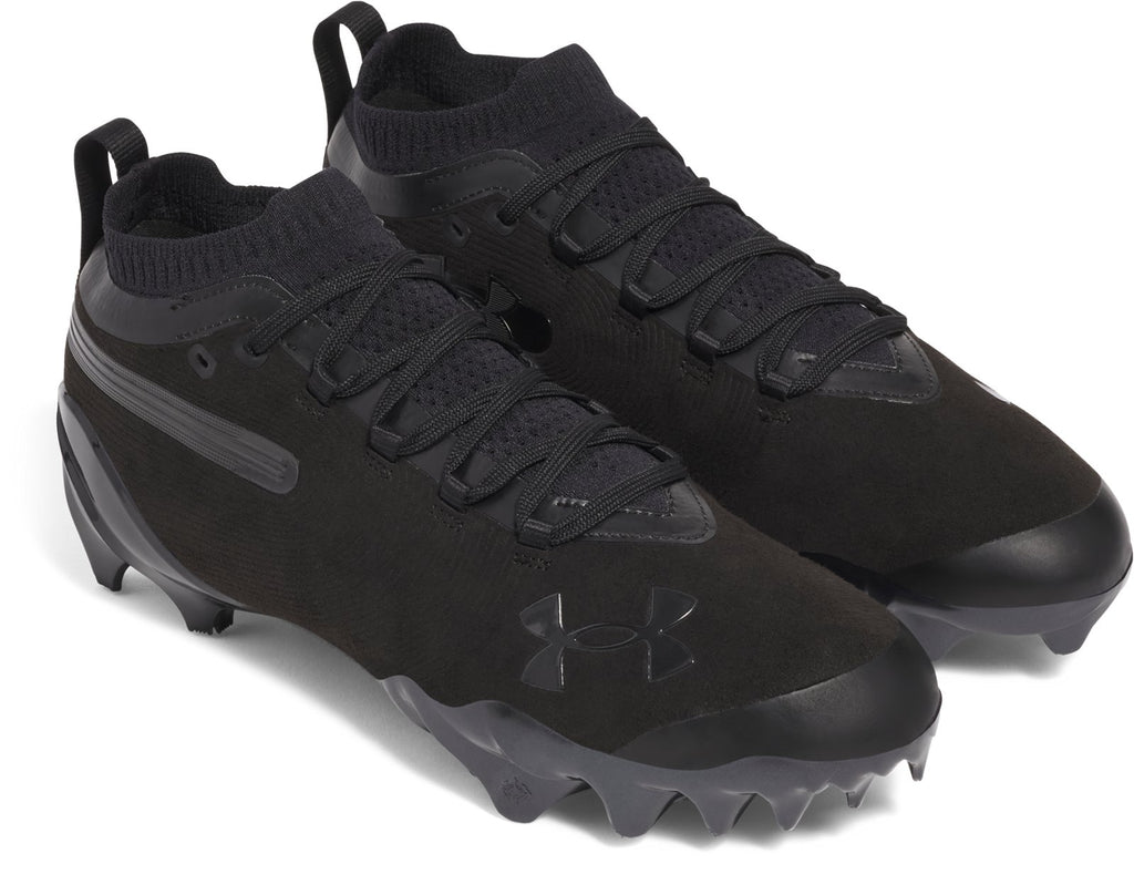 UA Spotlight Pro Suede Men's Football Cleats - Black