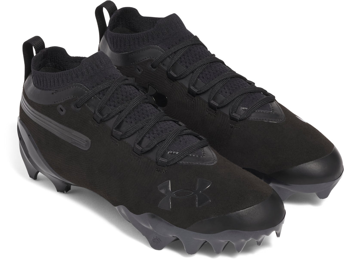 UA Spotlight Pro Suede Men's Football Cleats - Black