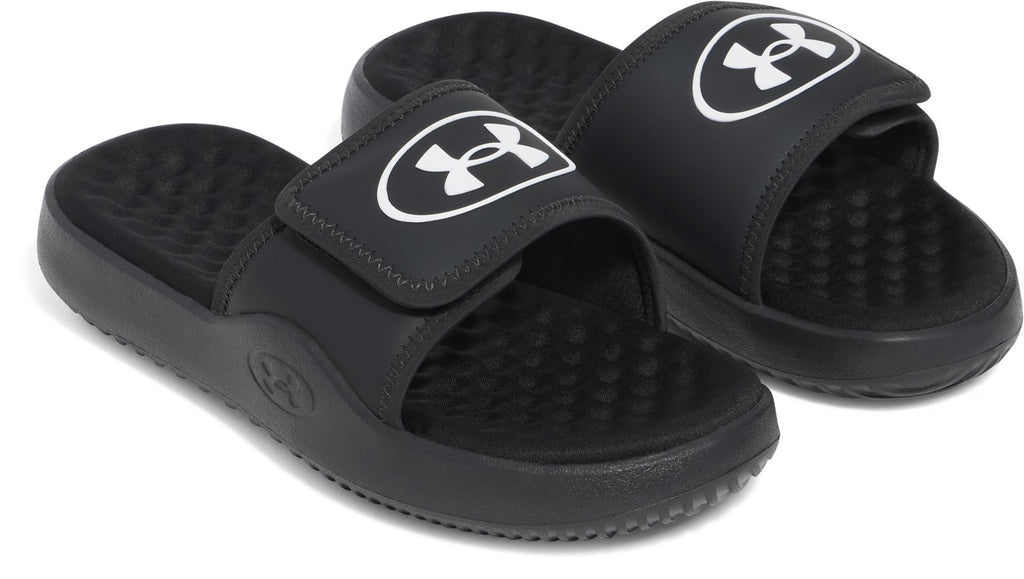 UA Ignite Pro 8 Boys' Slides - Black