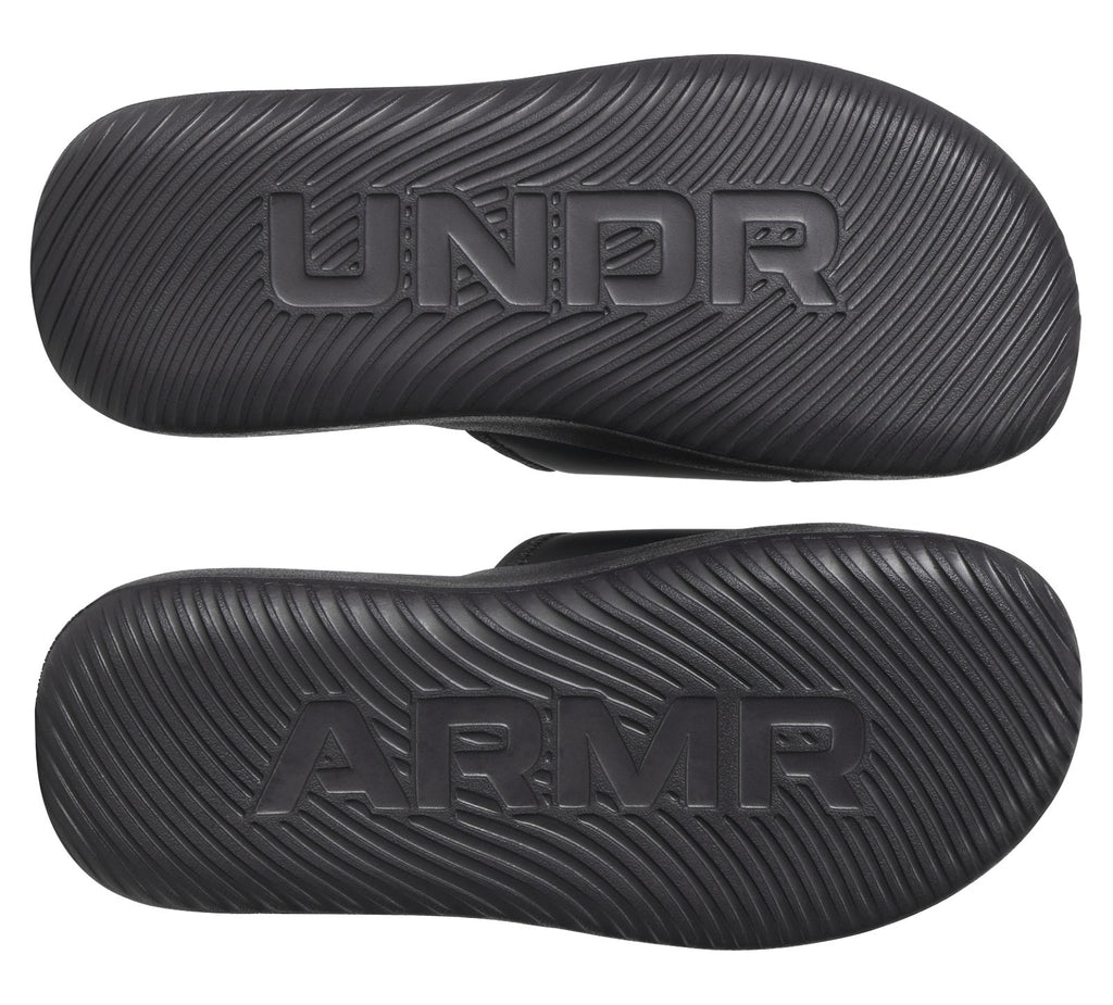 UA Ignite Pro 8 Boys' Slides - Black