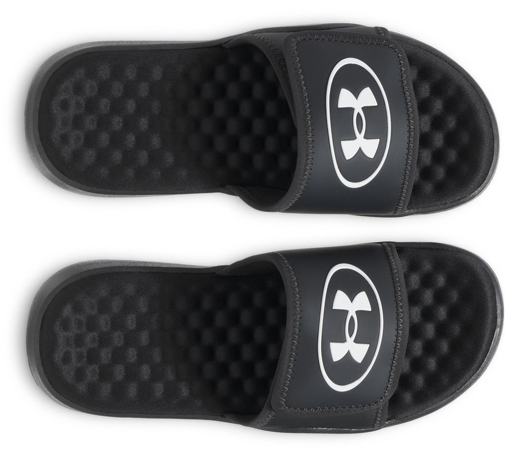 UA Ignite Pro 8 Boys' Slides - Black