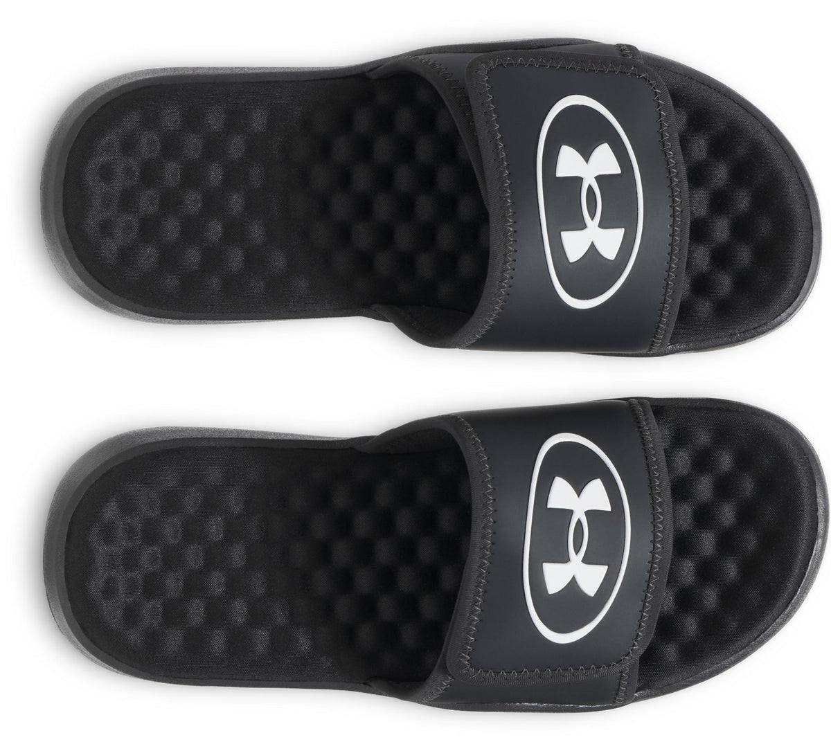 UA Ignite Pro 8 Boys' Slides - Black