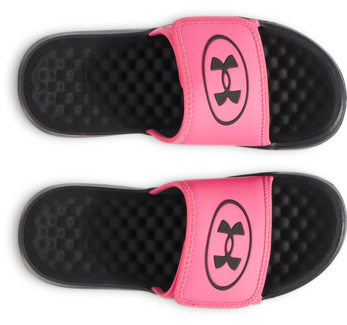 UA Ignite Pro 8 Girls' Slides - Black