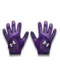 UA Clean Up Men's Batting Gloves - Purple