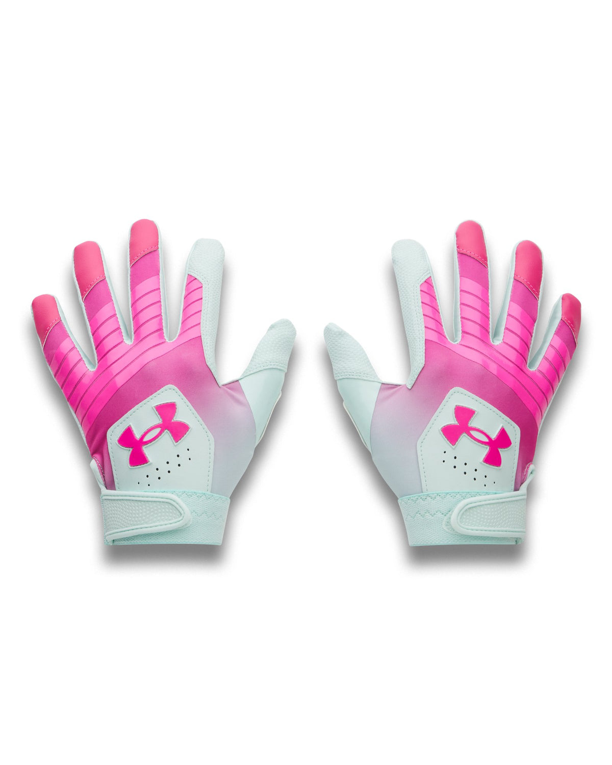 UA Clean Up Boys' Batting Gloves - Pink