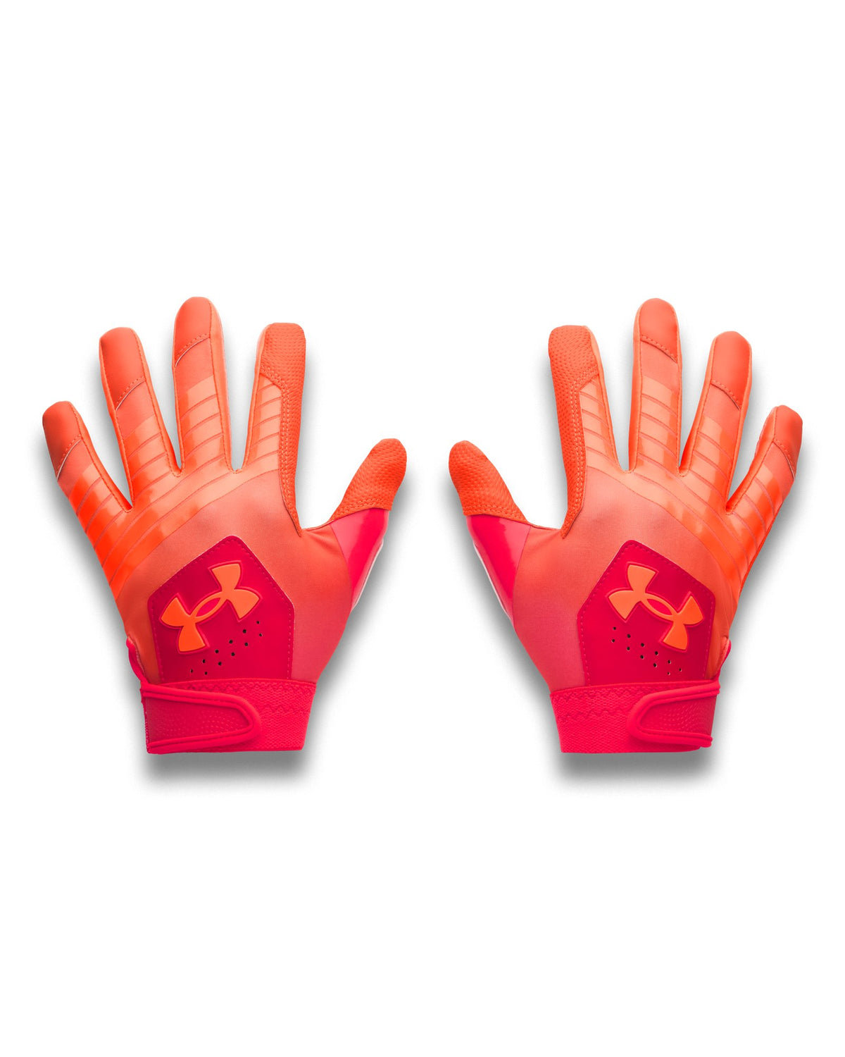 UA Clean Up Boys' Batting Gloves - Orange