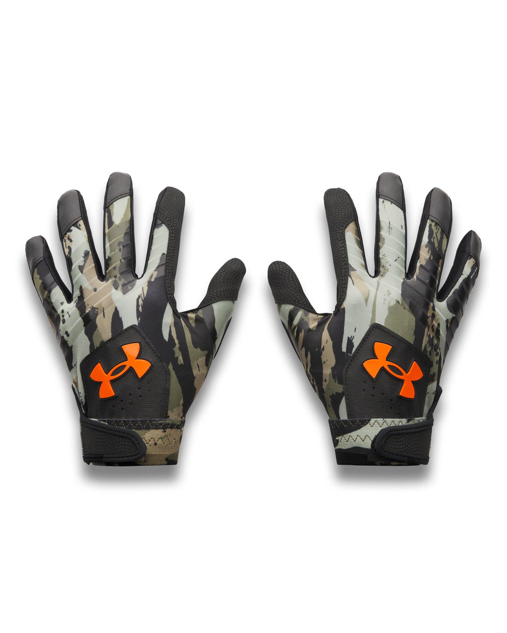 UA Clean Up LE Boys' Batting Gloves - Black