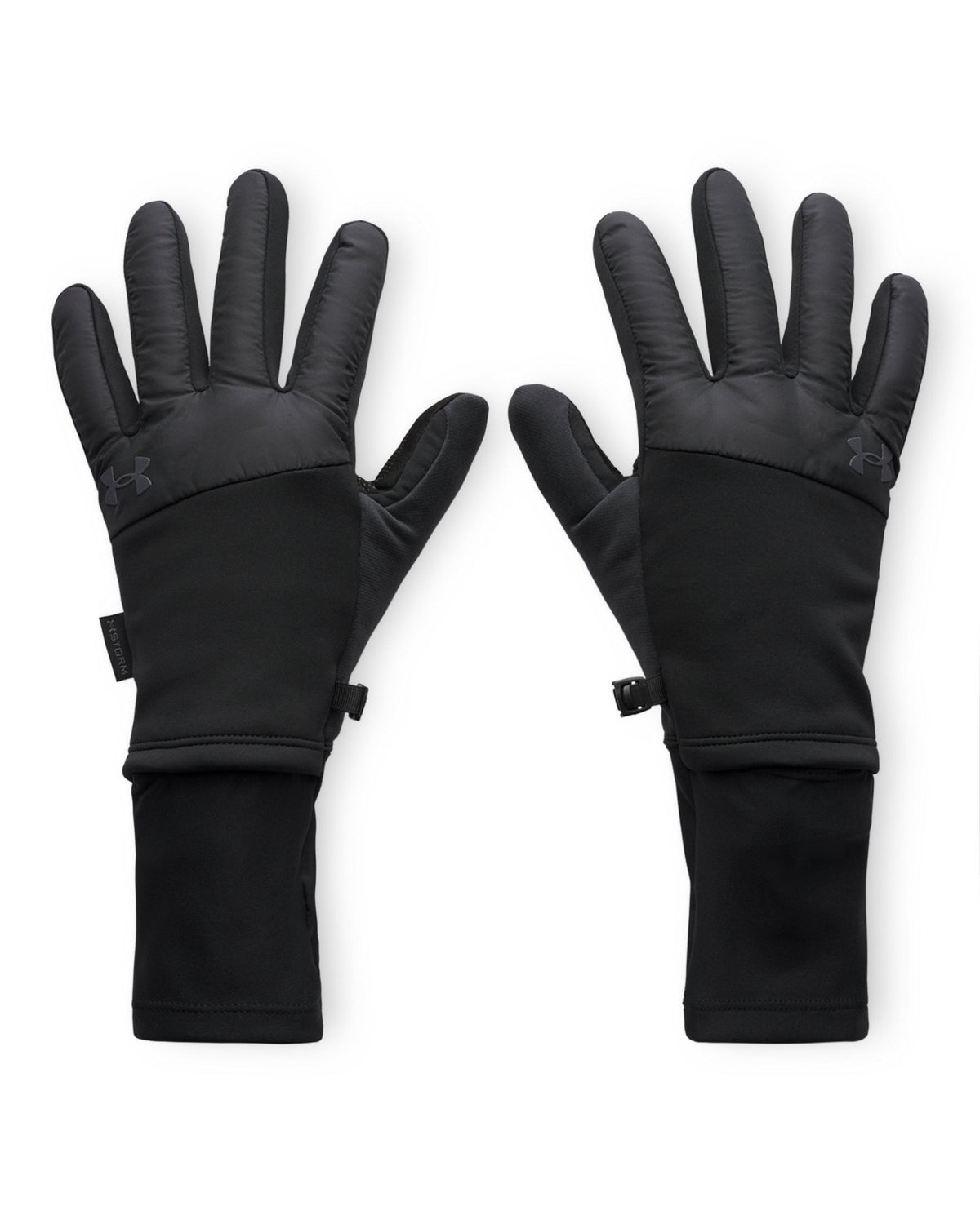 UA Storm Fleece Run Men's Gloves - Black