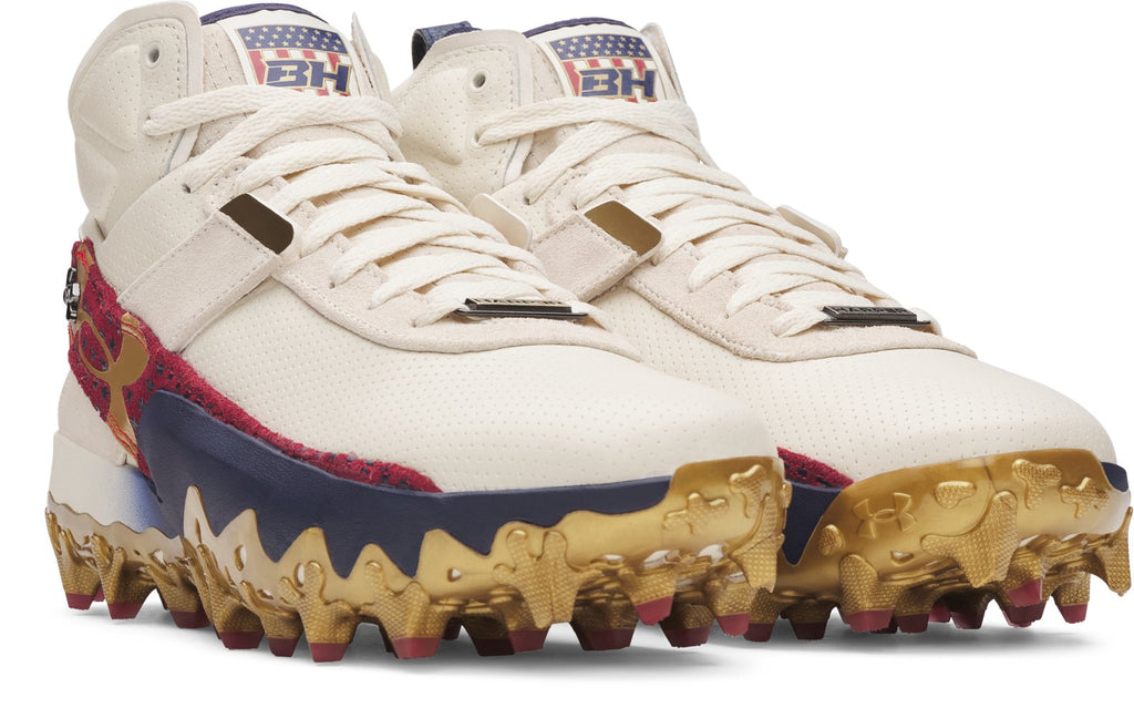 UA Harper 10 Pro TPU LE USA Men's Baseball Cleats - Brown