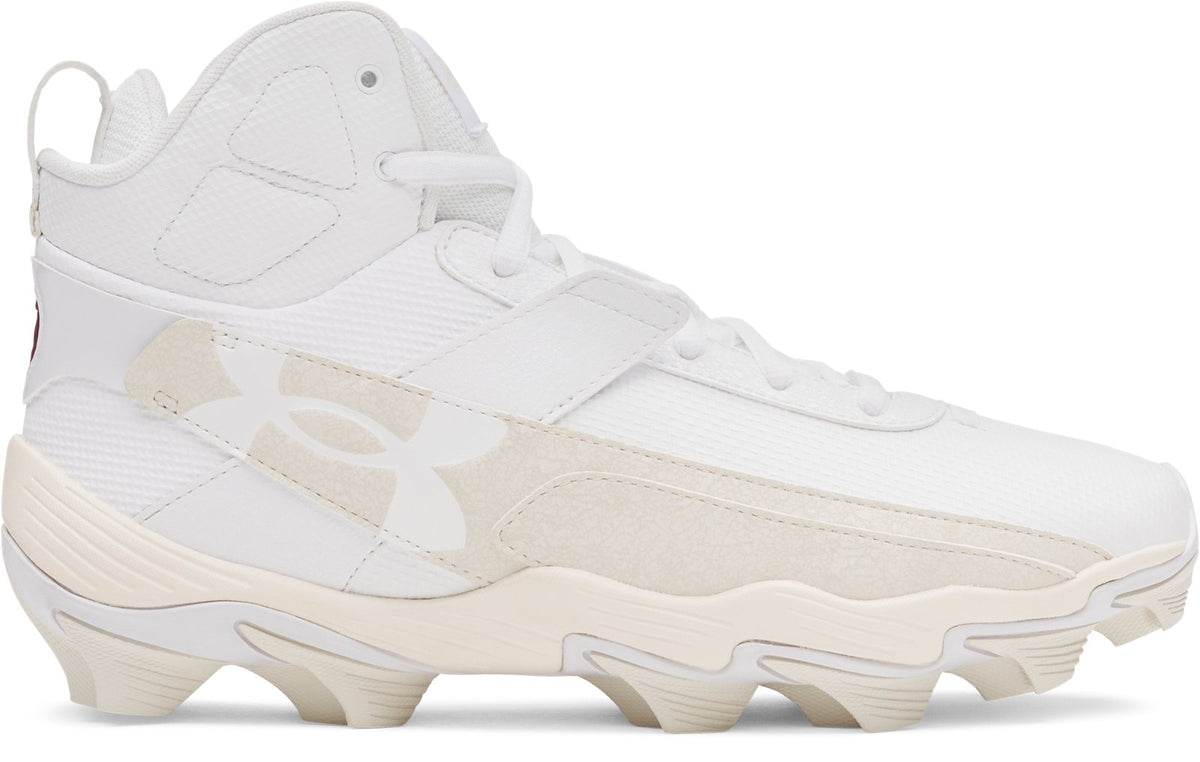 UA Harper 10 RM Men's Baseball Cleats - White