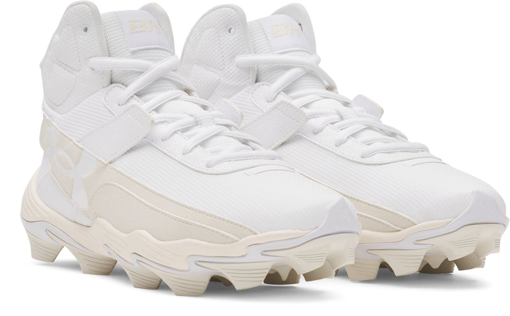 UA Harper 10 RM Men's Baseball Cleats - White