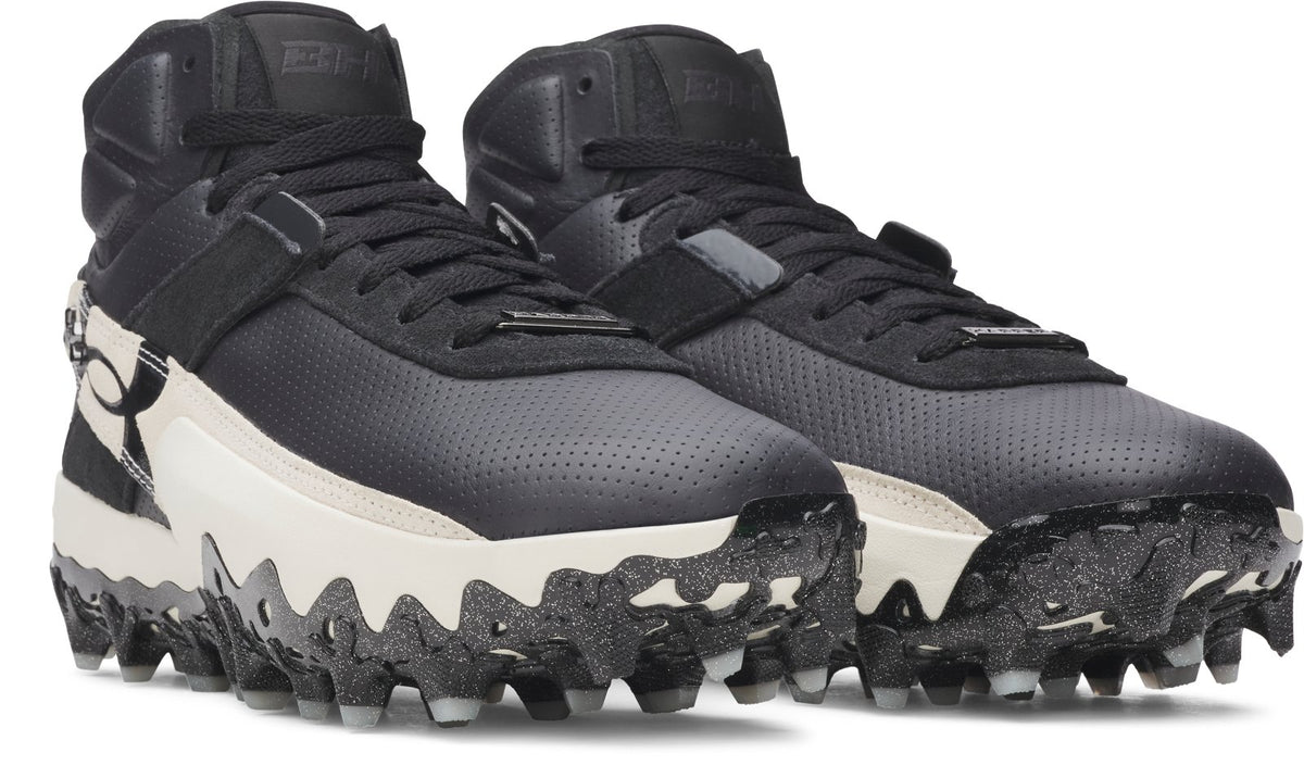 UA Harper 10 Pro TPU Mid Men's Baseball Cleats - Black