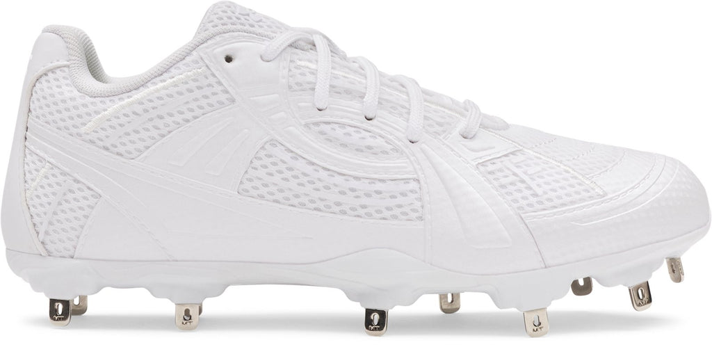 UA Glyde Sola Pro MT Women's Softball Cleats - White