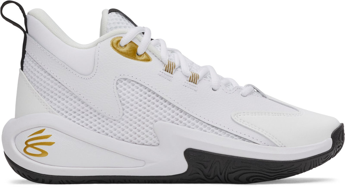 Curry 3Z 25 Grade School Basketball Shoes - White