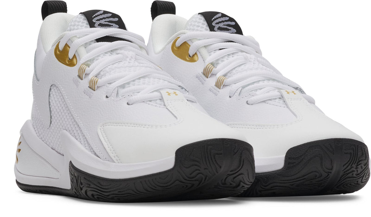 Curry 3Z 25 Grade School Basketball Shoes - White