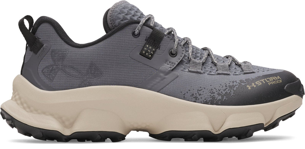 UA Expanse Low Waterproof Men's Trail Running Shoes - Gray