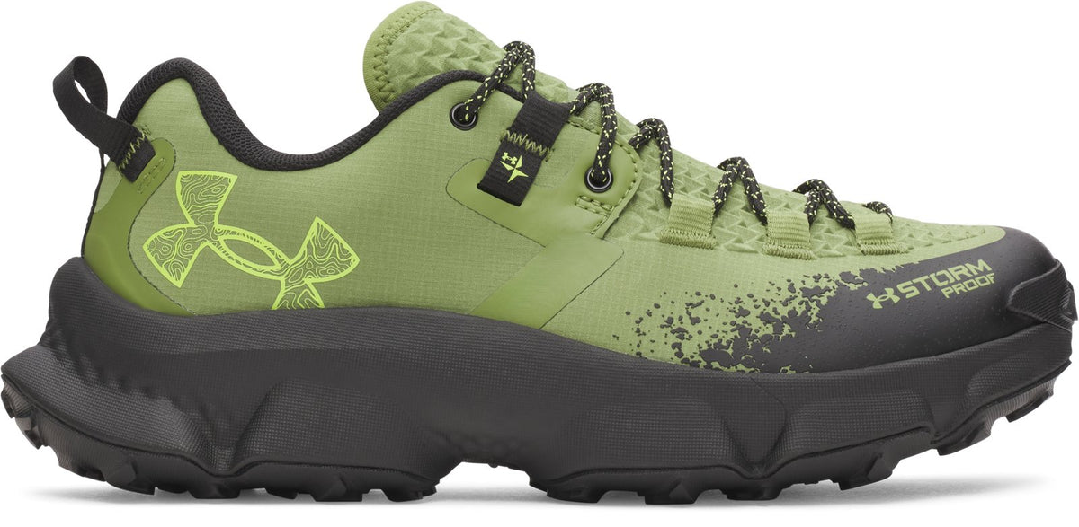UA Expanse Low Waterproof Men's Trail Running Shoes - Green