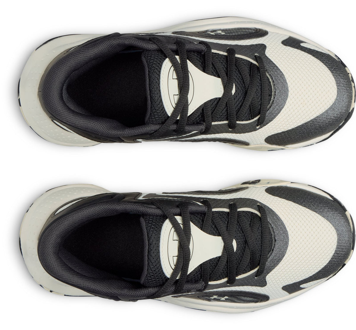 UA Jet '25 Grade School Basketball Shoes - White