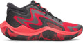 UA Jet '25 Grade School Basketball Shoes - Red