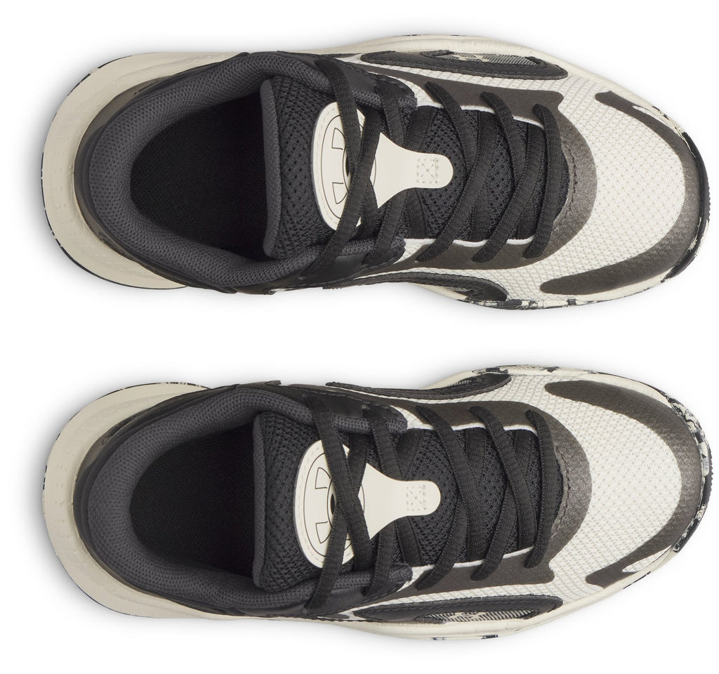 UA Jet '25 Pre-School Basketball Shoes - White
