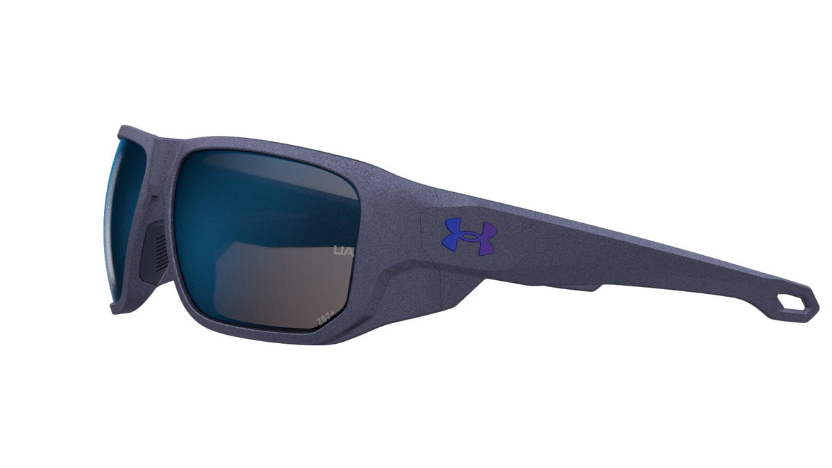 UA Attack 2 Medium Fit Mirror Men's Sunglasses - Blue