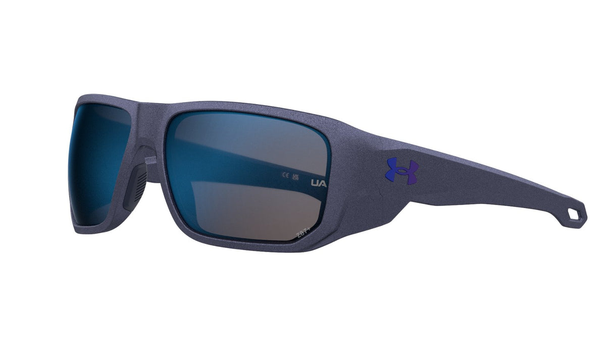 UA Attack 2 Medium Fit Mirror Men's Sunglasses - Blue