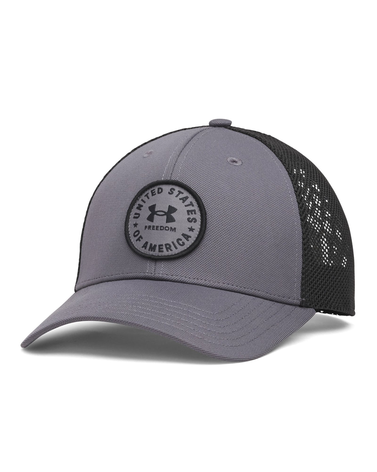 UA Freedom Mid Men's Trucker Hat - Gray