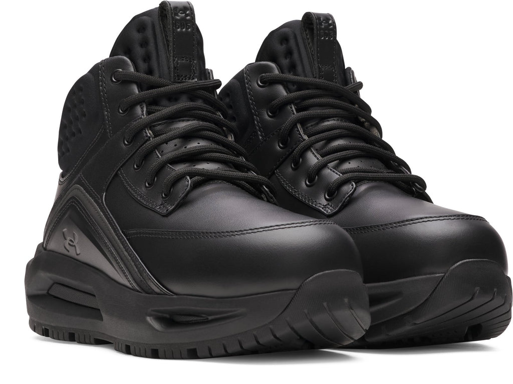 UA 695 Leather Unisex Boots - Black